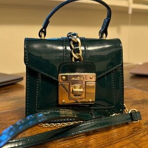 Green mini Aldo purse